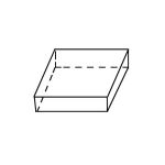 Custom Back Rectangular Down/Feather Box Cushion Insert